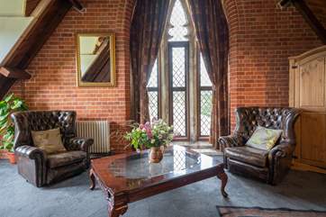 The seating area in Bedroom 6.