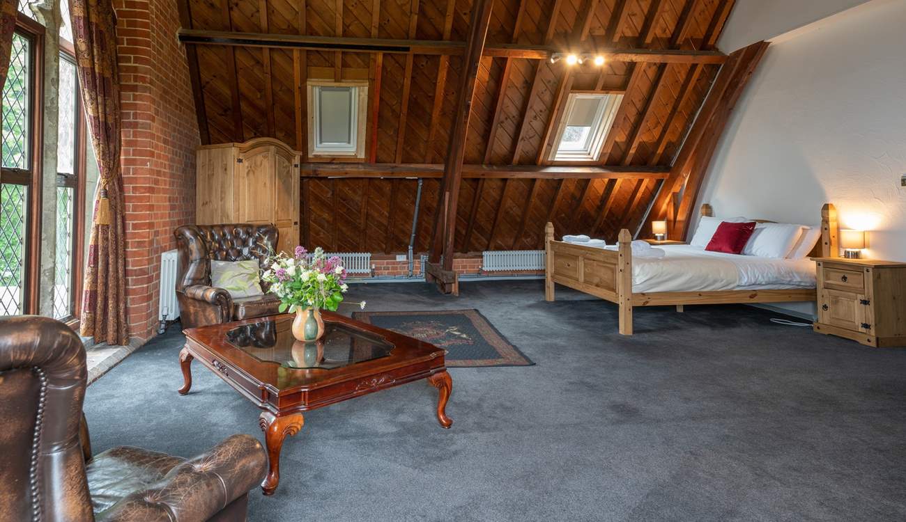 Bedroom 6 is an impressive room with a double bed.