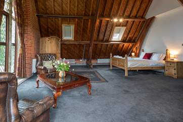 Bedroom 6 is an impressive room with a double bed.