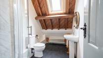 The shower-room on the first floor.