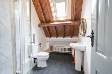 The shower-room on the first floor.