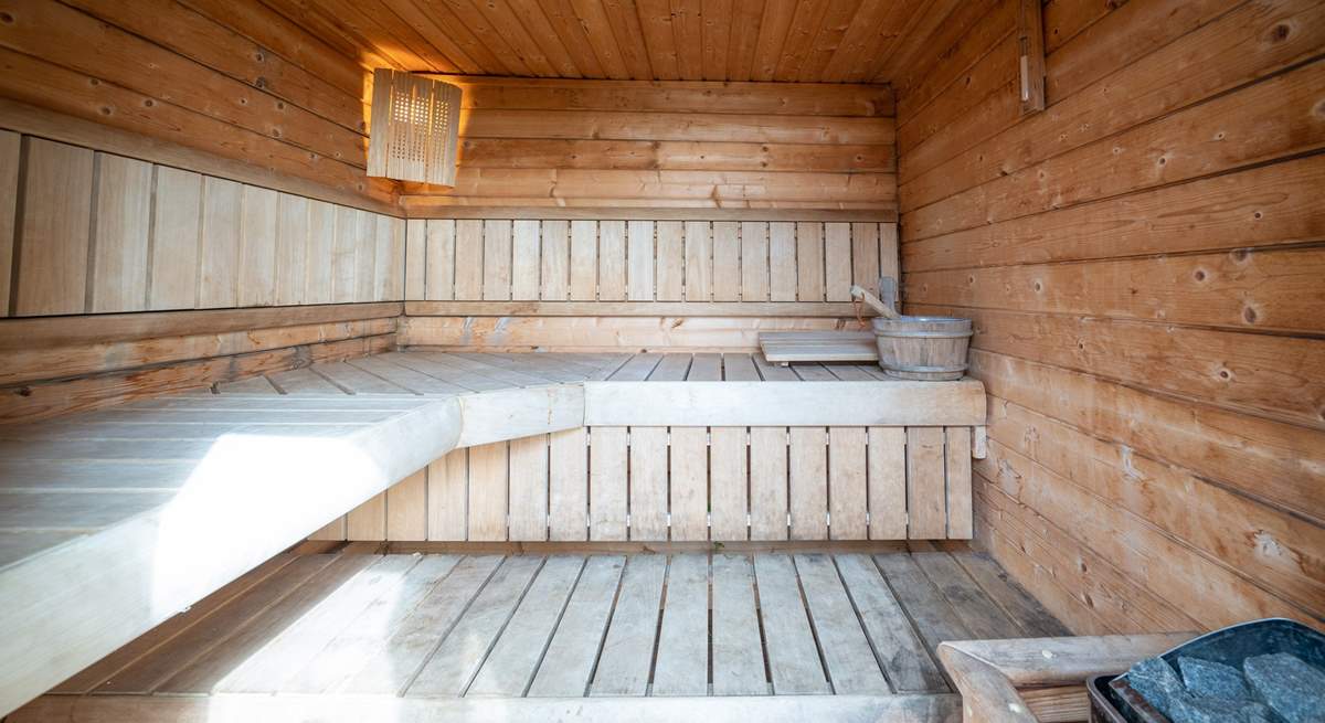 Enjoy the use of the sauna situated in the garden, a perfect place to relax after a long day exploring. 