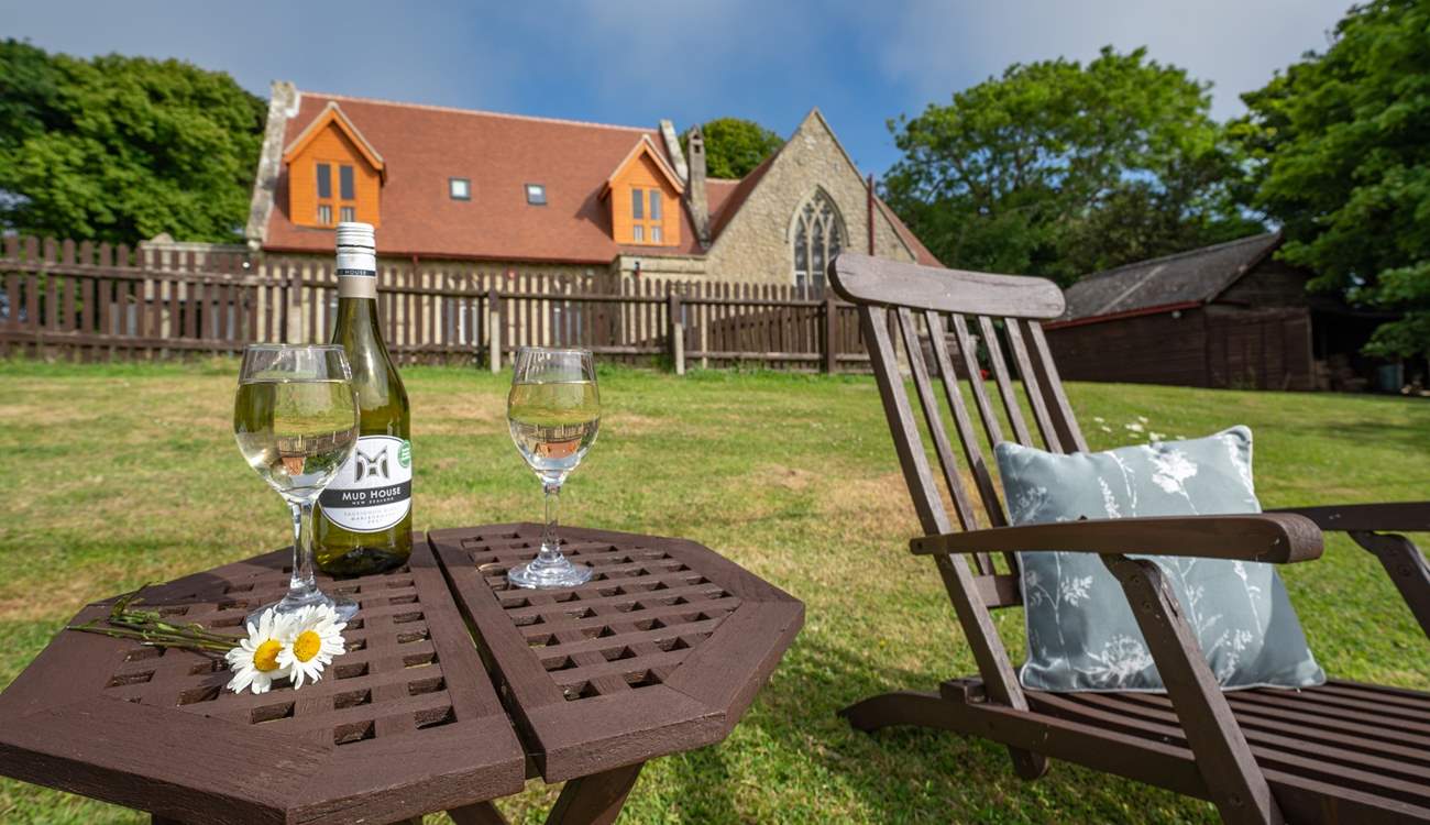 A lovely spot for a glass of your favourite tipple.