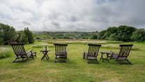Soak up the gorgeous countryside views under the summer sun.