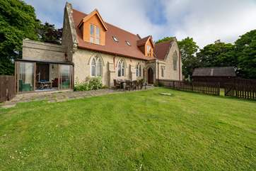 There is a fenced off garden leading out from the rear of the building, ideal for the dogs to stay in view!