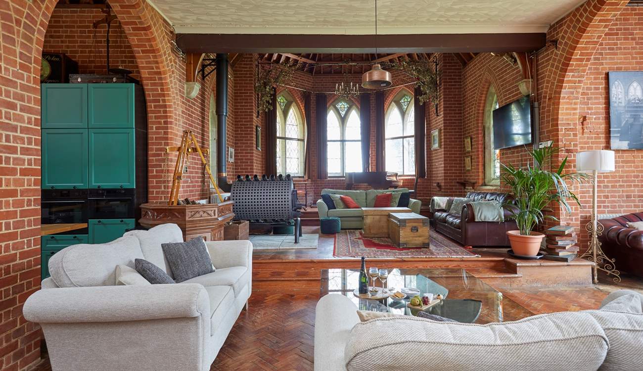 Original features give the property a unique style and feel. Light the fire for cosy evenings in.