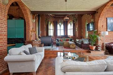 Original features give the property a unique style and feel. Light the fire for cosy evenings in.