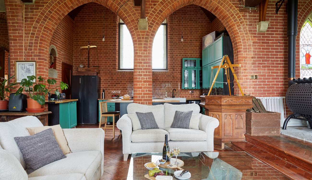 The property is one of a kind. The perfect place for sociable evenings.