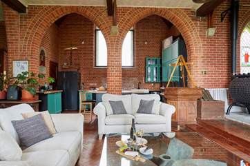 The property is one of a kind. The perfect place for sociable evenings.