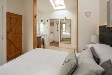 Looking into your en suite via the fabulous vanity area.