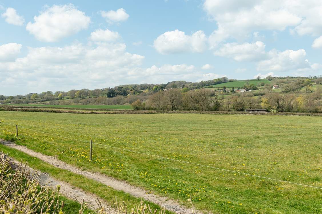 From your raised seating area you have lovely countryside views; a great spot to watch the sun go down.