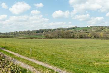 From your raised seating area you have lovely countryside views; a great spot to watch the sun go down.