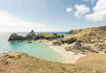 Iconic Kynance Cove is just a short walk away along the coast path. 