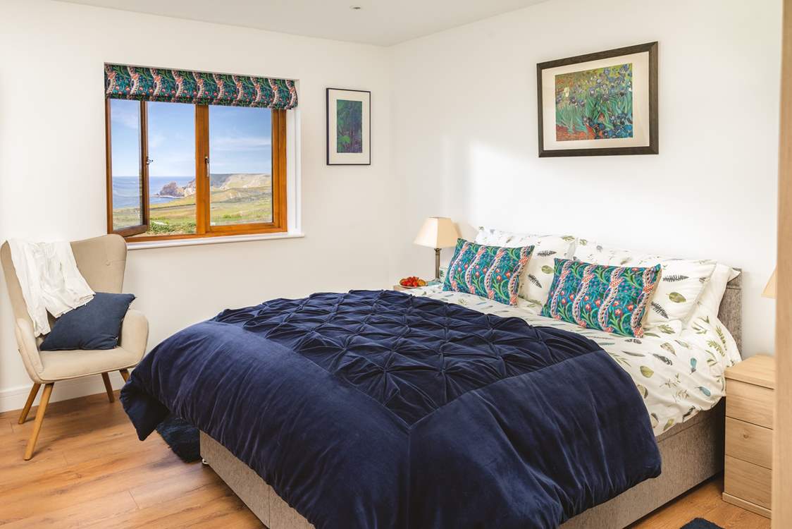 The main bedroom has the most fabulous view.