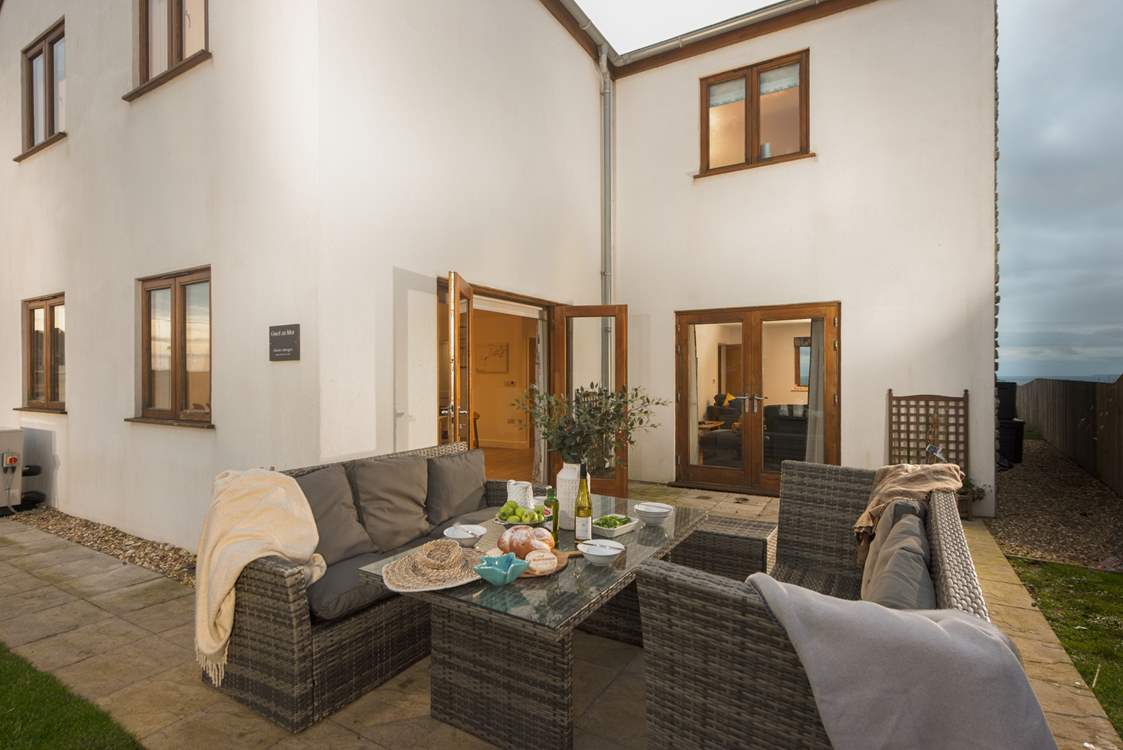 Why not dine al fresco on the new wooden outdoor furniture - new photos to follow.