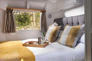 You have a super-comfy king-size bed - now you weren't expecting that!