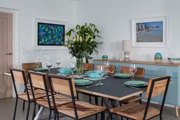 Beautiful local artwork can be found throughout Blue Seas.