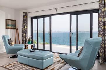 Snuggle up and enjoy that view.