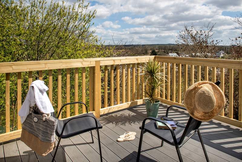 Enjoy the view from the deck.