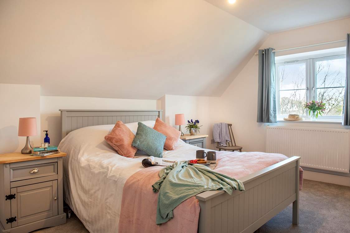 The second bedroom is equally delightful.