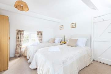 The 'zip and link' room has beautiful views of the surrounding countryside.