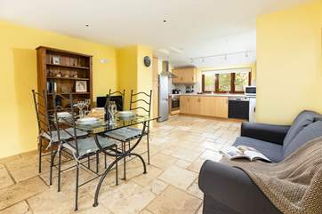A lovely home-from-home welcome and benefitting from a television in addition to the one in the main sitting-room.