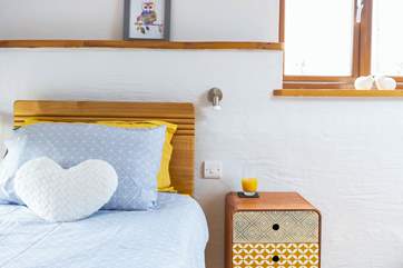 The twin bedroom again is bright and airy with beautiful pieces of furniture and those comfy 3' beds.