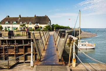 Porlock on the north coast is a short drive away.