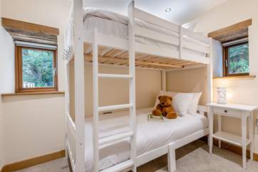 The children will love the bunk-beds.