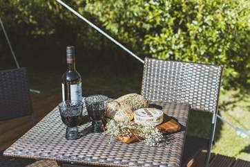 Enjoy some treats in the sunshine.