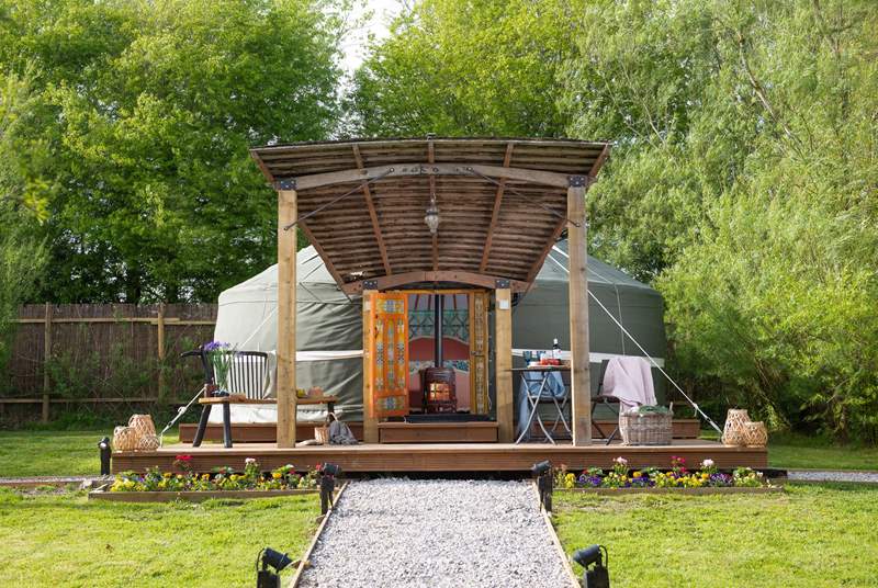 Welcome to Whittlers Yurt, a bohemian haven in the Devon countryside. 