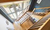 The staircase is a fabulous feature of Threshing Barn. - Thumbnail Image