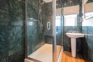 The shower-room on the first floor.