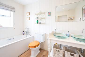 The family bathroom on the first floor.