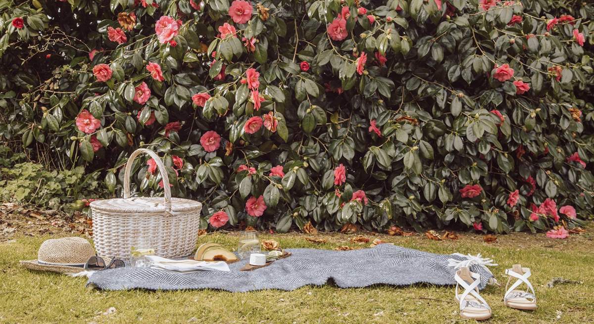 Why not have a family picnic in the garden?