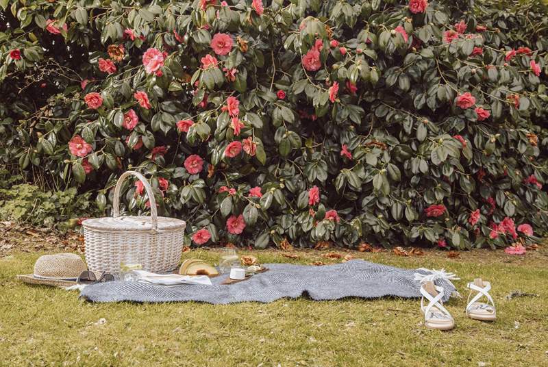Why not have a family picnic in the garden?