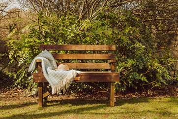 With two acres of garden, there's a quiet spot for everyone.