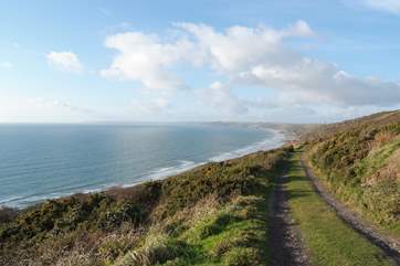 Discover breathtaking views around every corner on the coastal footpath.