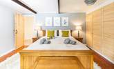 The beautiful super-king size bed in bedroom 1. - Thumbnail Image