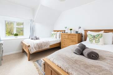 The twin room is equally as attractive, offering comfort, style and space.