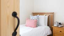 Peeking into bedroom 3.