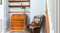 Stylish yet comfy furnishings and fixtures.