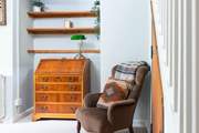 Stylish yet comfy furnishings and fixtures.