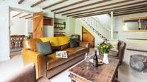 A stylish and cosy sitting-room to enjoy snuggling up in.