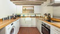 Large and spacious kitchen. 