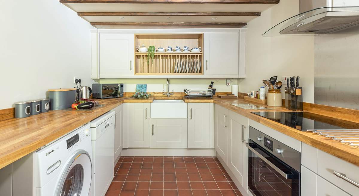 Large and spacious kitchen. 