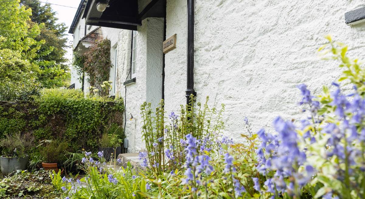 The wild flowers which surround this cottage are super vibrant and colourful.