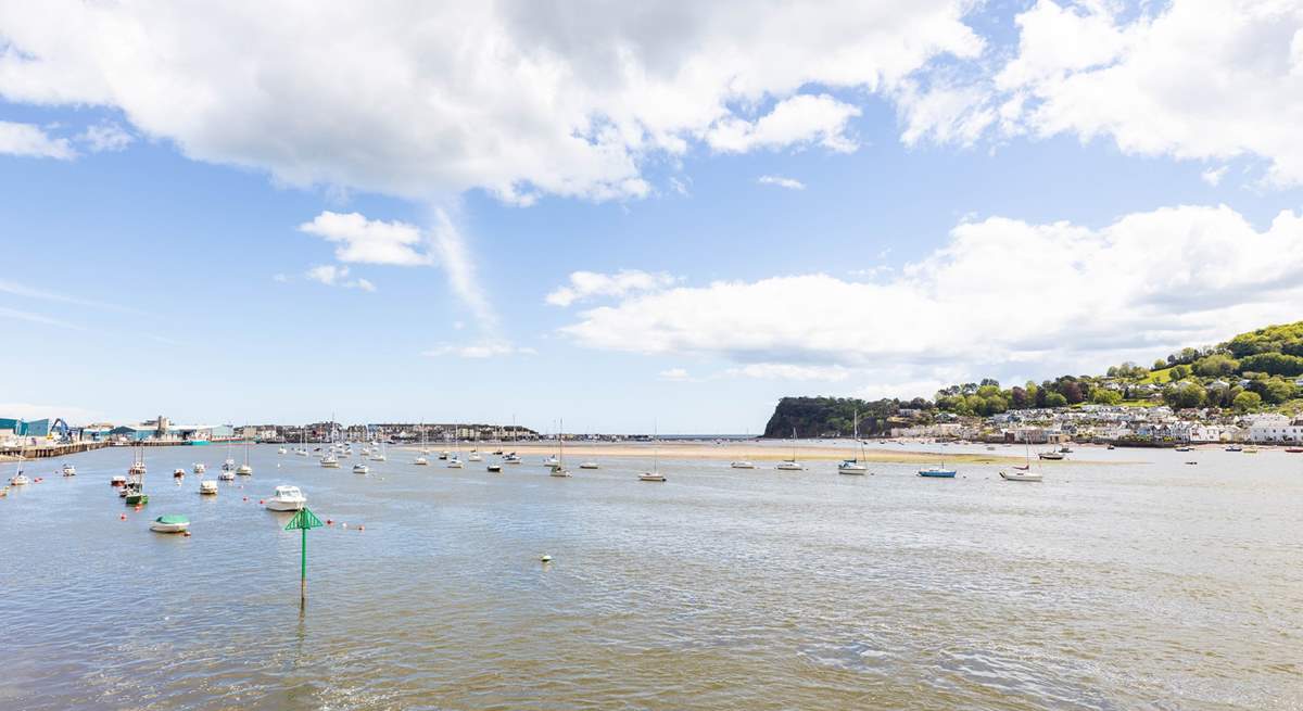 The pretty village of Shaldon over the estuary from Teignmouth.