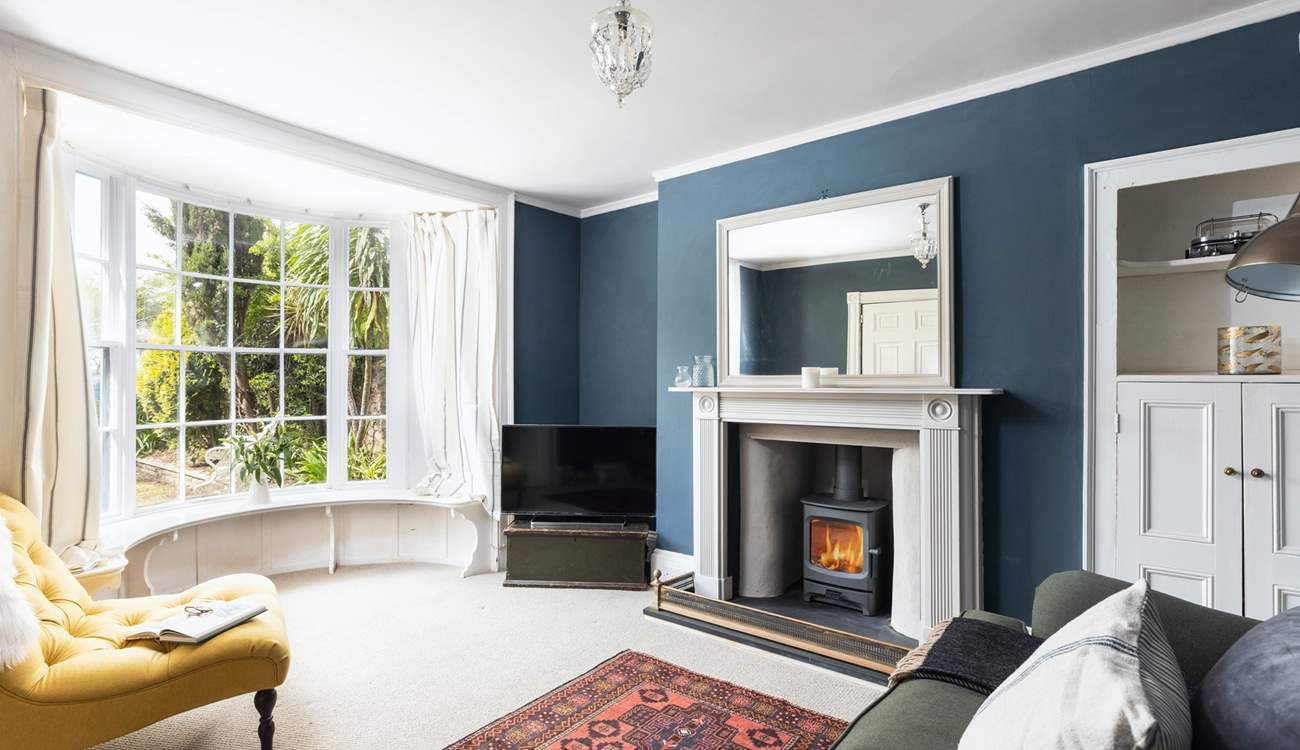 The second sitting-room is also beautifully furnished.