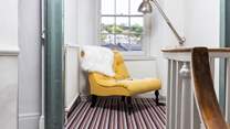 The lovely soft furnishings are a delight.